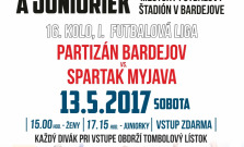 Priamy prenos - Partizán Bardejov - Spartak Myjava