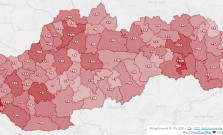 Najviac pozitívne testovaných pribudlo v Prešovskom kraji