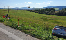 Čelná zrážka motorky a osobného auta