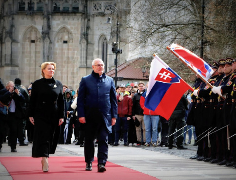 Prezidentka privítala v Košiciach estónskeho prezidenta Alara Karisa