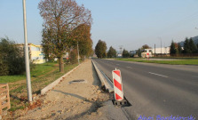 Výstavba chodníka