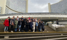 Návšteva žiakov Strednej odbornej školy ekonomiky, hotelierstva a služieb Jána Andraščíka v OSN vo Viedni