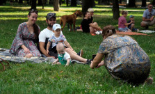 Piknik v Mestskom parku v Košiciach