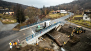 Zrekonštruovaný most v Nižnej Jablonke a príjazdová cesta v Čukalovciach