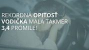 Šokujúce promile za volantom!