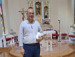 Misionár Vlastimil Chovanec z Rwandy na svätej omši v Hrabovci