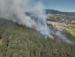 V Richnave horel les, zasahovali profesionáli, dobrovoľníci aj vrtuľník Black Hawk