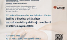 Hospic Matky Terezy hostí XIV. vedeckú konferenciu o udržateľnosti paliatívnej starostlivosti