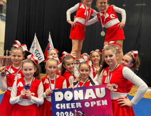 Strieborný úspech ABC Cheerleaders na medzinárodnej súťaži
