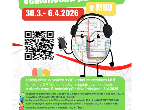 Veľkonočná pátračka v MHD: Prešov láka cestujúcich na súťaž o hodnotné ceny