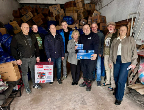 Stropkov odovzdal ukrajinským partnerom materiálnu pomoc