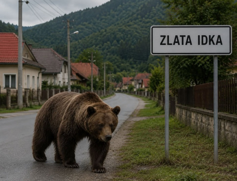 Pozor na medveďa! Obec Zlatá Idka upozorňuje obyvateľov aj turistov