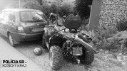 Tragická nehoda pri Košiciach. Vodič štvorkolky po zrážke neprežil