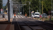 Práce na električkovej trati Nad jazerom finišujú, obmedzenie pri Važeckej už zrušili