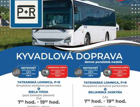 Vyhnite sa hľadaniu parkovania. V Tatrách funguje P+R