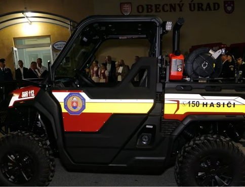 VIDEO | Okružná má novú hasičskú štvorkolku. Starosta chce svoje skúsenosti využiť aj v kraji